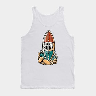 Born to surf Tank Top